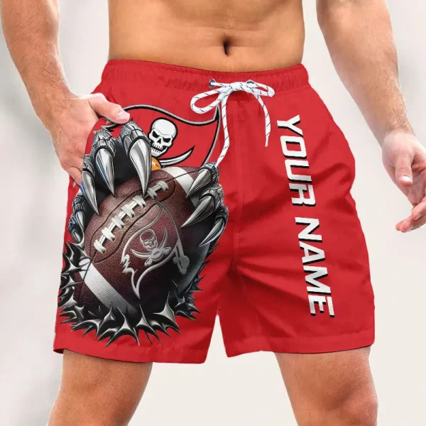 Tampa Bay Buccaneers Casual Men's Drawstring Shorts Trending 2025 BGSHORT360 - Image 2
