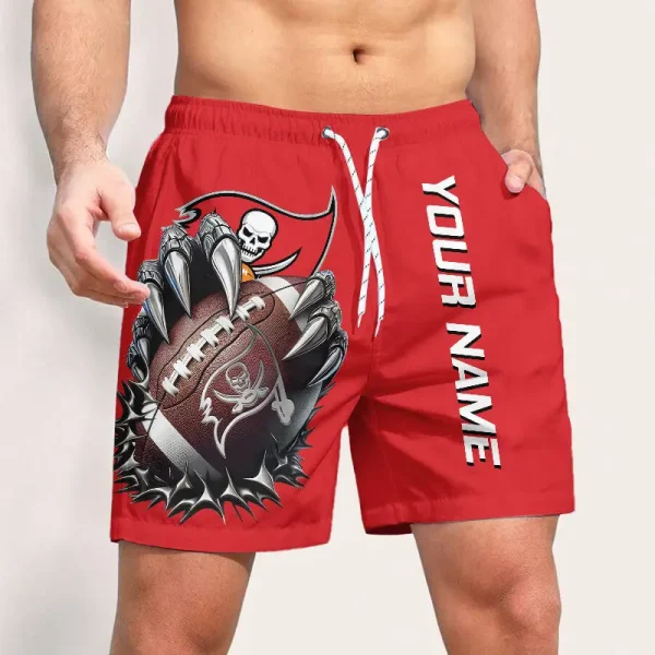 Tampa Bay Buccaneers Casual Men's Drawstring Shorts Trending 2025 BGSHORT360 - Image 3