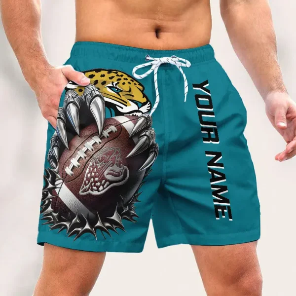 Jacksonville Jaguars Casual Men's Drawstring Shorts Trending 2025 BGSHORT361 - Image 2