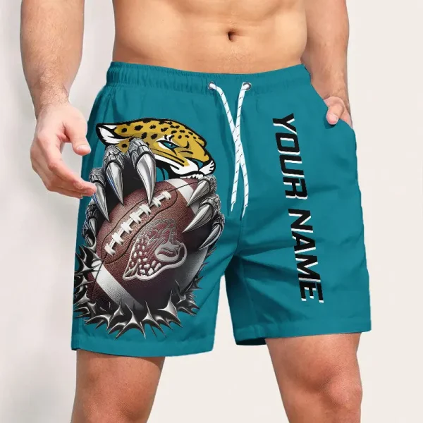 Jacksonville Jaguars Casual Men's Drawstring Shorts Trending 2025 BGSHORT361 - Image 3