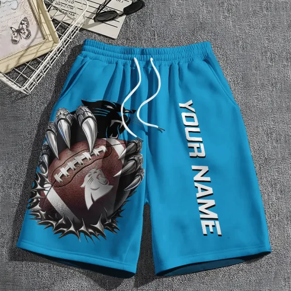 Carolina Panthers Casual Men's Drawstring Shorts Trending 2025 BGSHORT364
