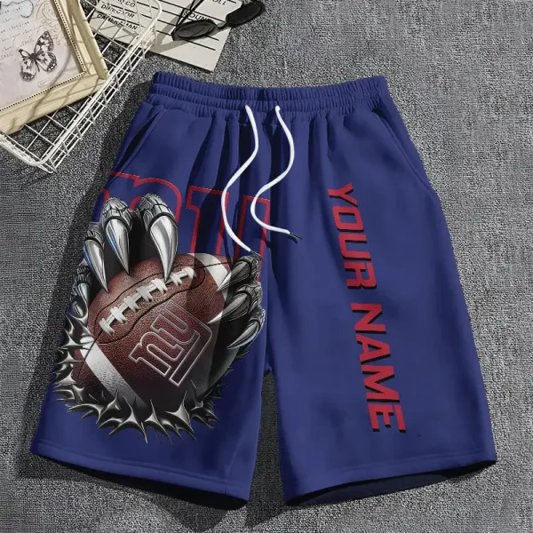 New York Giants Casual Men's Drawstring Shorts Trending 2025 BGSHORT365