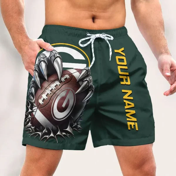 Green Bay Packers Casual Men's Drawstring Shorts Trending 2025 BGSHORT367 - Image 2