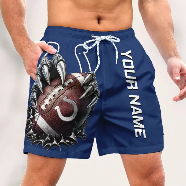Indianapolis Colts Casual Men's Drawstring Shorts Trending 2025 BGSHORT368 - Image 3