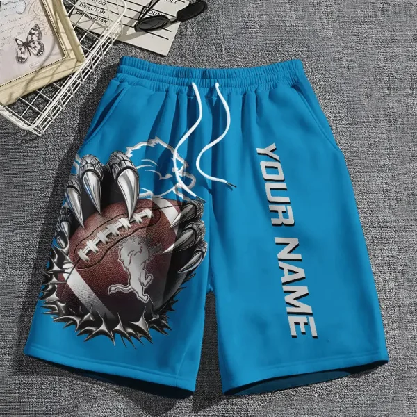 Detroit Lions Casual Men's Drawstring Shorts Trending 2025 BGSHORT370