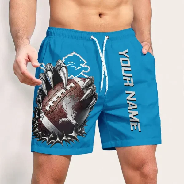 Detroit Lions Casual Men's Drawstring Shorts Trending 2025 BGSHORT370 - Image 2