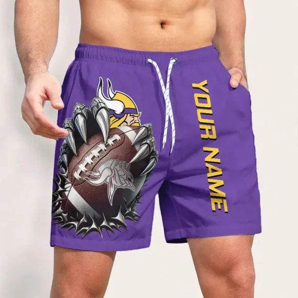 Minnesota Vikings Casual Men's Drawstring Shorts Trending 2025 BGSHORT373 - Image 3
