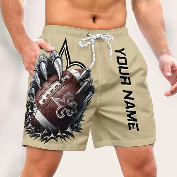 New Orleans Saints Casual Men's Drawstring Shorts Trending 2025 BGSHORT374 - Image 2