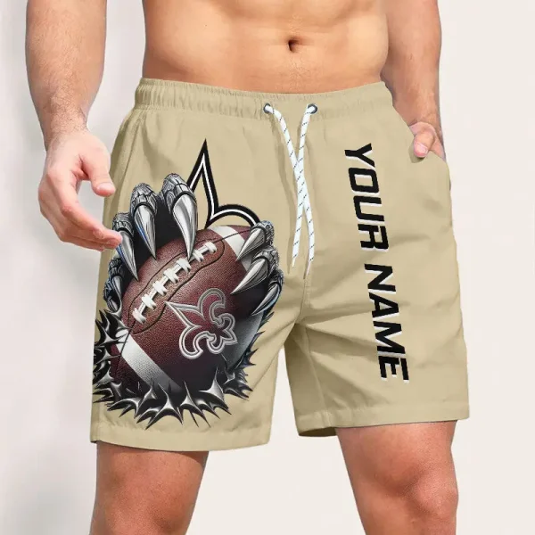 New Orleans Saints Casual Men's Drawstring Shorts Trending 2025 BGSHORT374 - Image 3