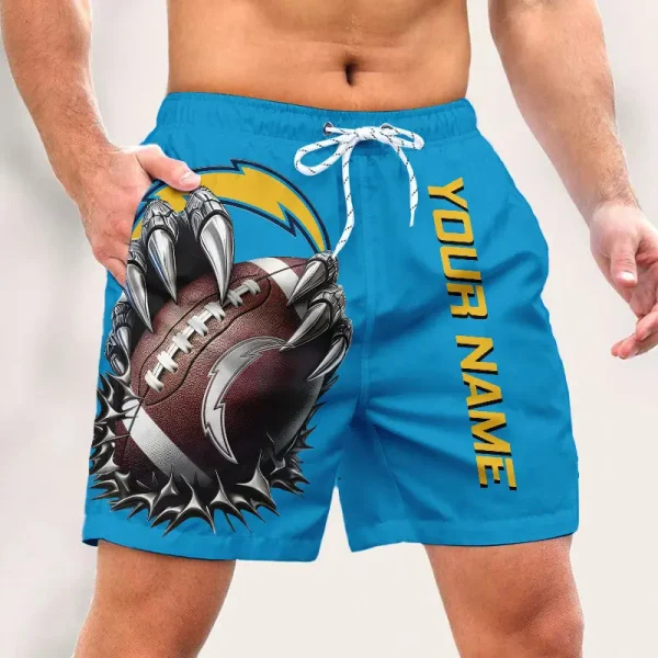 Los Angeles Chargers Casual Men's Drawstring Shorts Trending 2025 BGSHORT377 - Image 2