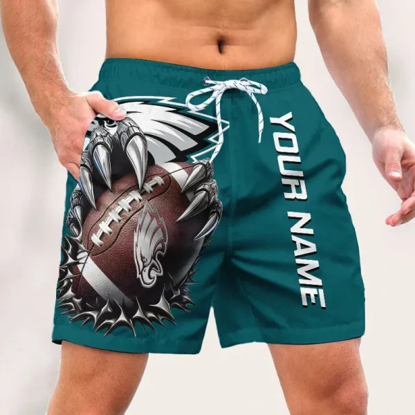 Philadelphia Eagles Casual Men's Drawstring Shorts Trending 2025 BGSHORT379 - Image 2