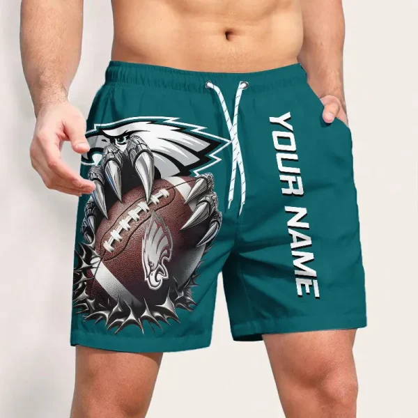 Philadelphia Eagles Casual Men's Drawstring Shorts Trending 2025 BGSHORT379 - Image 3