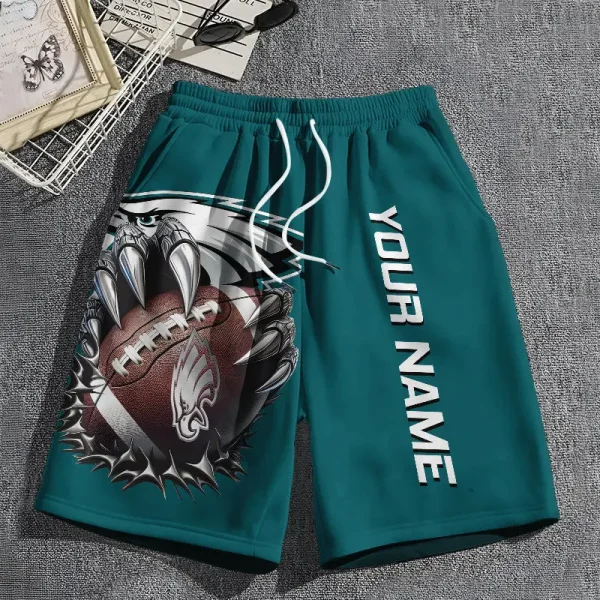 Philadelphia Eagles Casual Men's Drawstring Shorts Trending 2025 BGSHORT379