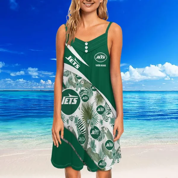 New York Jets Summer Sleeveless Cami Dress Trending 2025 SPTSSCDT079 - Image 3