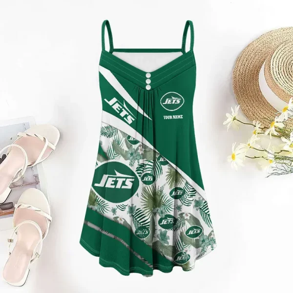 New York Jets Summer Sleeveless Cami Dress Trending 2025 SPTSSCDT079 - Image 4