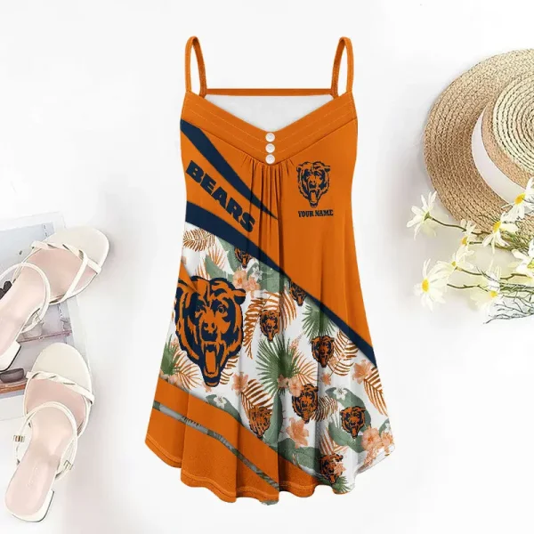 Chicago Bears Summer Sleeveless Cami Dress Trending 2025 SPTSSCDT082 - Image 4