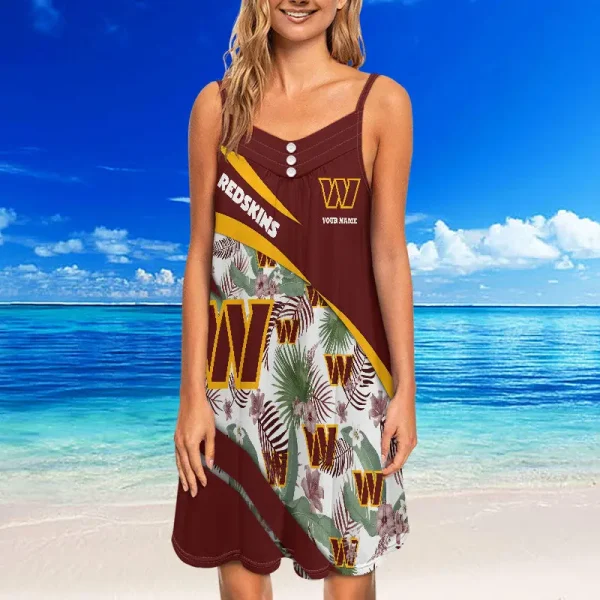 Washington Commanders Summer Sleeveless Cami Dress Trending 2025 SPTSSCDT090 - Image 3