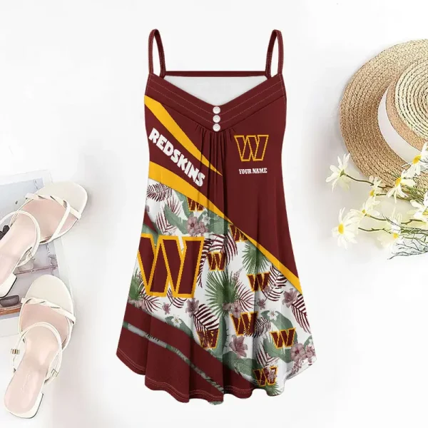 Washington Commanders Summer Sleeveless Cami Dress Trending 2025 SPTSSCDT090 - Image 4