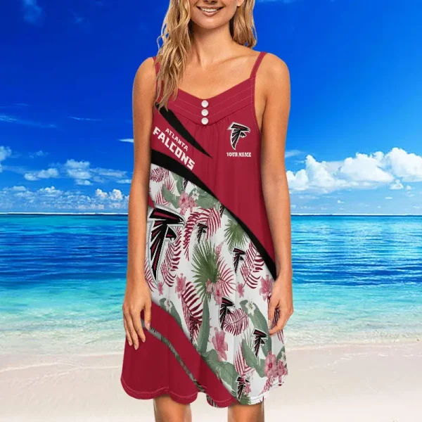 Atlanta Falcons Summer Sleeveless Cami Dress Trending 2025 SPTSSCDT094 - Image 3