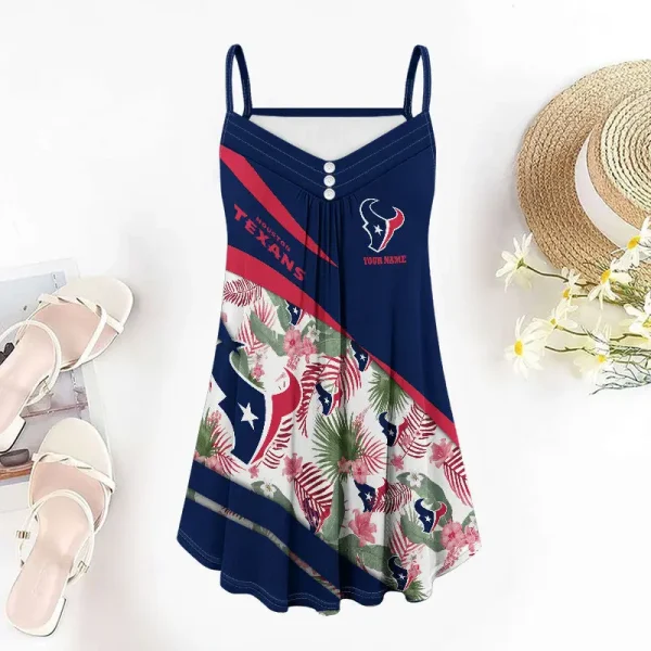 Houston Texans Summer Sleeveless Cami Dress Trending 2025 SPTSSCDT099 - Image 3
