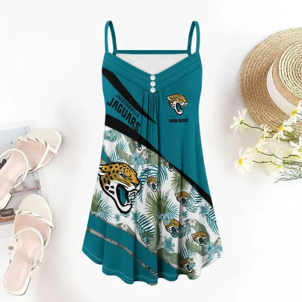 Jacksonville Jaguars Summer Sleeveless Cami Dress Trending 2025 SPTSSCDT102 - Image 4
