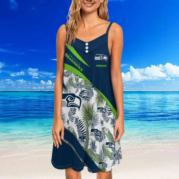 Seattle Seahawks Summer Sleeveless Cami Dress Trending 2025 SPTSSCDT104 - Image 4