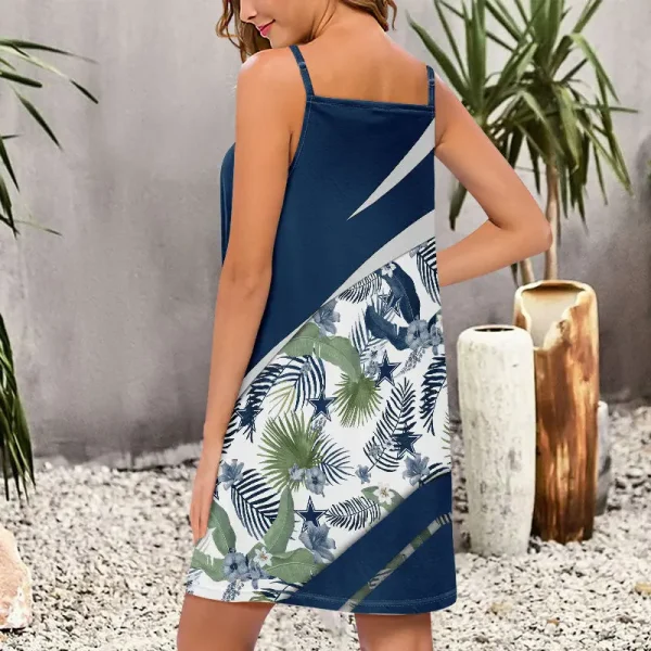 Dallas Cowboys Summer Sleeveless Cami Dress Trending 2025 SPTSSCDT107 - Image 2