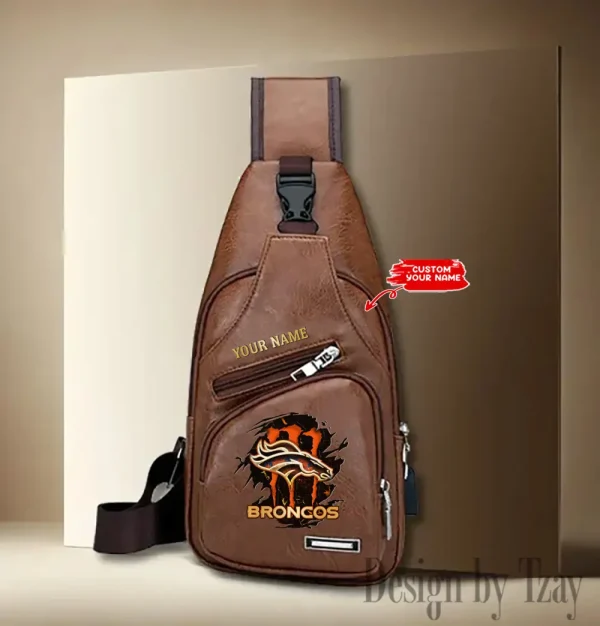 Denver Broncos Fashion Men Chest Bag Single Strap Anti-theft New 2025 SPTLTSLINGBAG235 - Image 3