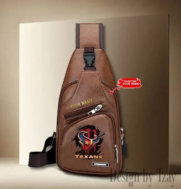 Houston Texans Fashion Men Chest Bag Single Strap Anti-theft New 2025 SPTLTSLINGBAG238 - Image 2