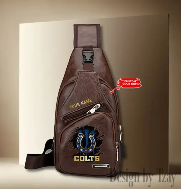 Indianapolis Colts Fashion Men Chest Bag Single Strap Anti-theft New 2025 SPTLTSLINGBAG239 - Image 4