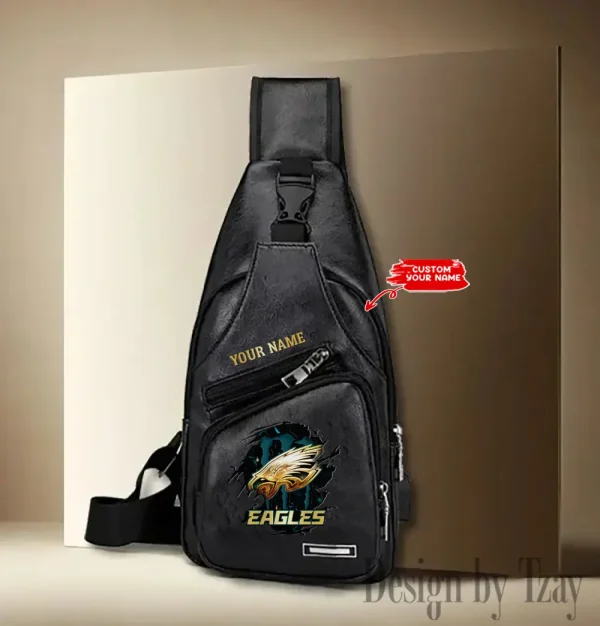 Philadelphia Eagles Fashion Men Chest Bag Single Strap Anti-theft New 2025 SPTLTSLINGBAG251 - Image 2