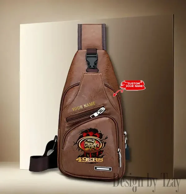 San Francisco 49ers Fashion Men Chest Bag Single Strap Anti-theft New 2025 SPTLTSLINGBAG253 - Image 2