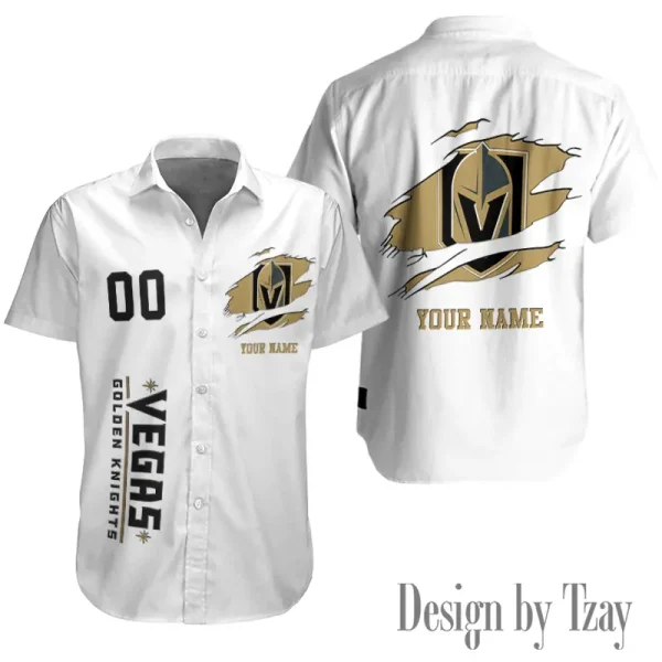 Vegas Golden Knights NHL Button Shirt Summer Holiday Gift For Sports Enthusiast AZCBS264