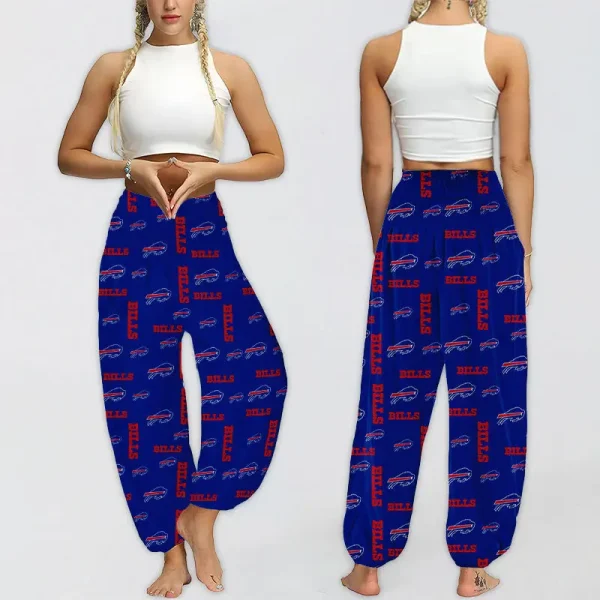 Buffalo Bills Football Team US Pattern Woman Harem Pants Gift For Fan SPTWHP001 - Image 3