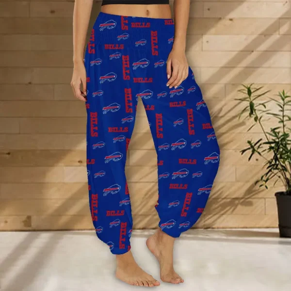 Buffalo Bills Football Team US Pattern Woman Harem Pants Gift For Fan SPTWHP001