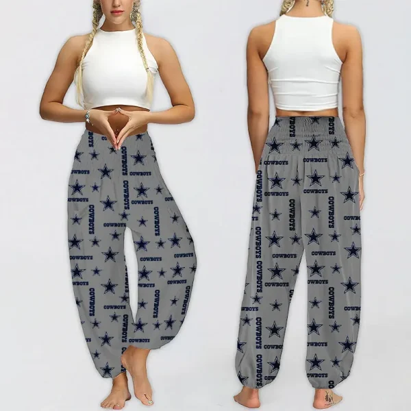 Dallas Cowboys Football Team US Pattern Woman Harem Pants Gift For Fan SPTWHP002 - Image 3