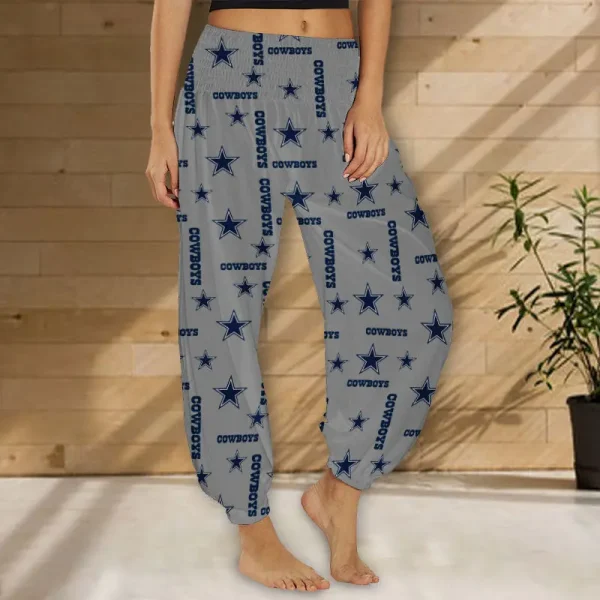 Dallas Cowboys Football Team US Pattern Woman Harem Pants Gift For Fan SPTWHP002