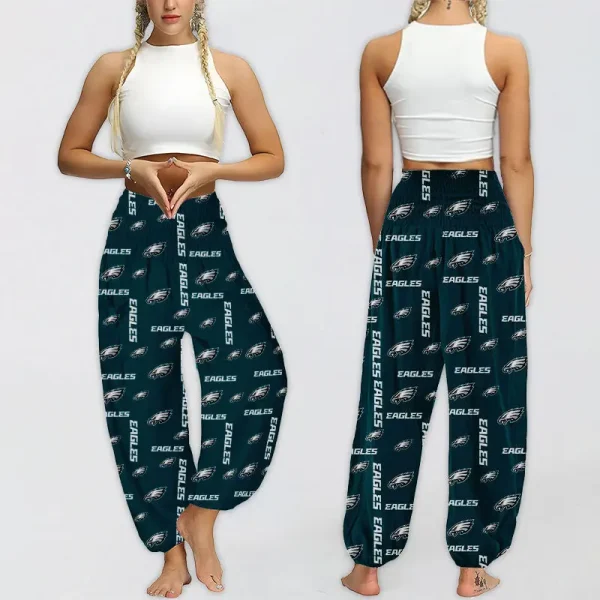 Philadelphia Eagles Football Team US Pattern Woman Harem Pants Gift For Fan SPTWHP004 - Image 3
