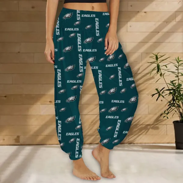 Philadelphia Eagles Football Team US Pattern Woman Harem Pants Gift For Fan SPTWHP004