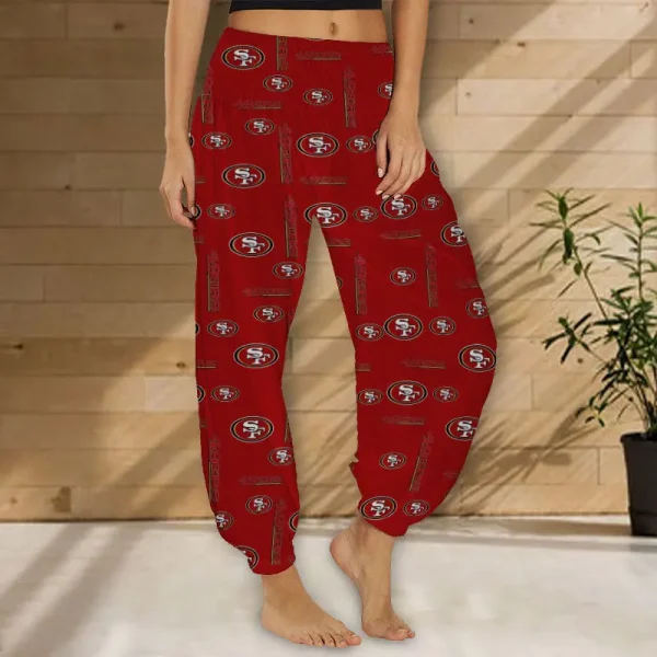 San Francisco 49ers Football Team US Pattern Woman Harem Pants Gift For Fan SPTWHP007