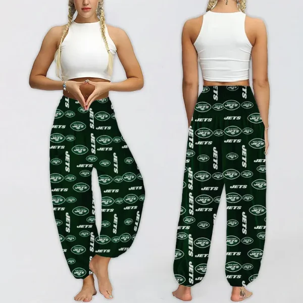 New York Jets Football Team US Pattern Woman Harem Pants Gift For Fan SPTWHP008 - Image 2