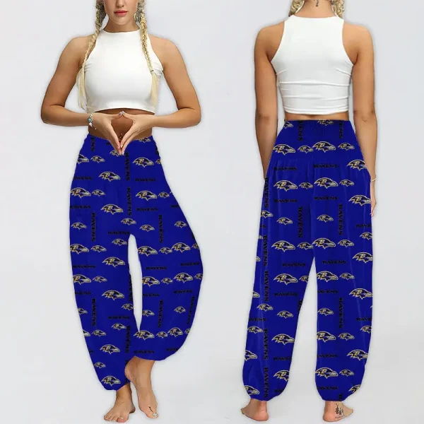 Baltimore Ravens Football Team US Pattern Woman Harem Pants Gift For Fan SPTWHP013 - Image 2