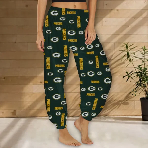 Green Bay Packers Football Team US Pattern Woman Harem Pants Gift For Fan SPTWHP017