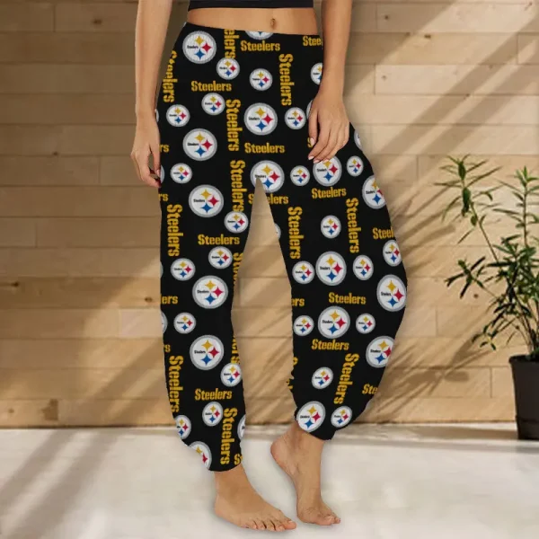 Pittsburgh Steelers Football Team US Pattern Woman Harem Pants Gift For Fan SPTWHP019