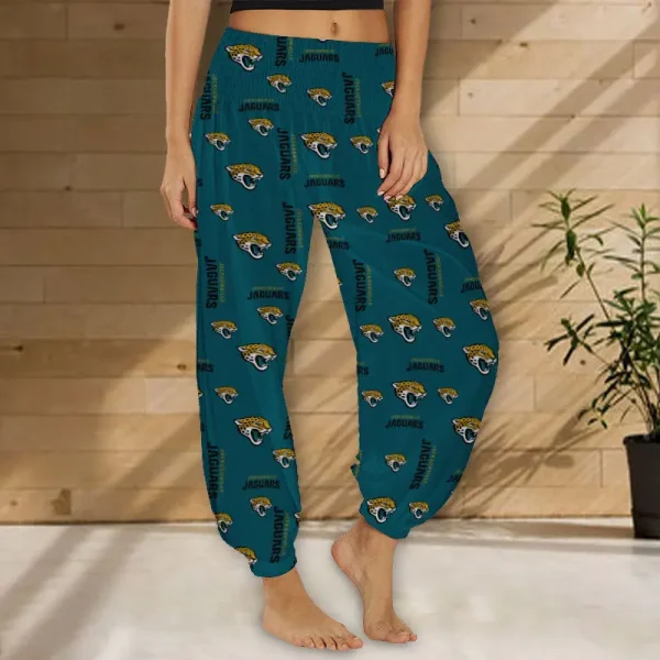 Jacksonville Jaguars Football Team US Pattern Woman Harem Pants Gift For Fan SPTWHP020