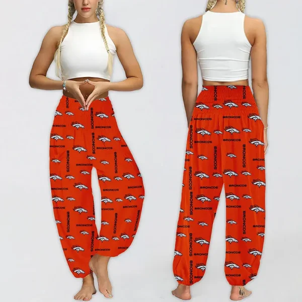 Denver Broncos Football Team US Pattern Woman Harem Pants Gift For Fan SPTWHP021 - Image 2