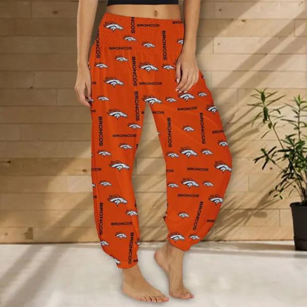 Denver Broncos Football Team US Pattern Woman Harem Pants Gift For Fan SPTWHP021