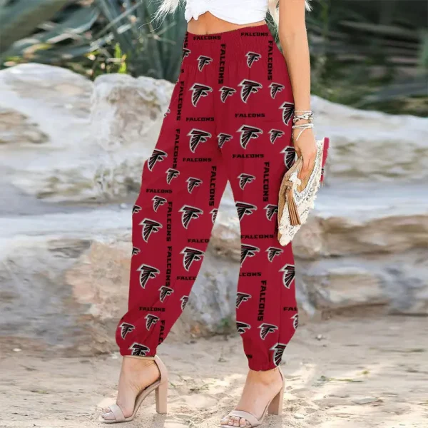 Atlanta Falcons Football Team US Pattern Woman Harem Pants Gift For Fan SPTWHP022 - Image 2