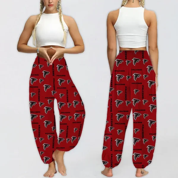 Atlanta Falcons Football Team US Pattern Woman Harem Pants Gift For Fan SPTWHP022 - Image 3