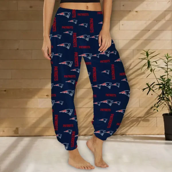 New England Patriots Football Team US Pattern Woman Harem Pants Gift For Fan SPTWHP024